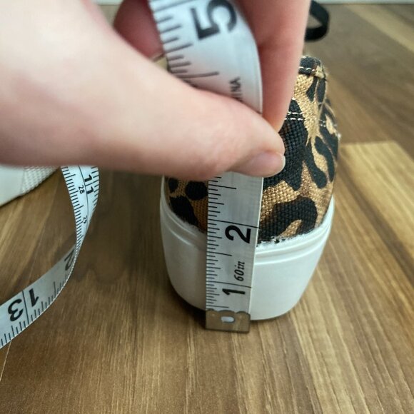 Steve Madden Emmi Leopard Print Lace Up Platform Sneaker - Picture 13 of 13